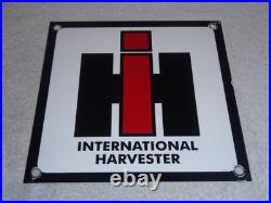 Vintage International Harvester Farm Tractors 10 Porcelain Metal Gasoline Sign