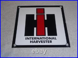 Vintage International Harvester Farm Tractors 10 Porcelain Metal Gasoline Sign