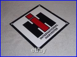Vintage International Harvester Farm Tractors 10 Porcelain Metal Gasoline Sign