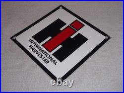 Vintage International Harvester Farm Tractors 10 Porcelain Metal Gasoline Sign