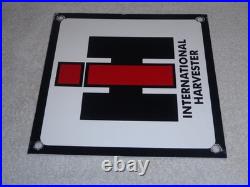 Vintage International Harvester Farm Tractors 10 Porcelain Metal Gasoline Sign