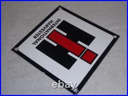 Vintage International Harvester Farm Tractors 10 Porcelain Metal Gasoline Sign