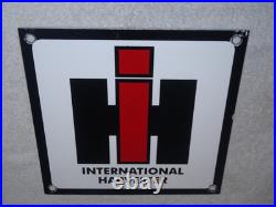 Vintage International Harvester Farm Tractors 10 Porcelain Metal Gasoline Sign
