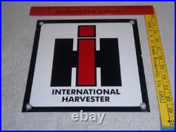 Vintage International Harvester Farm Tractors 10 Porcelain Metal Gasoline Sign