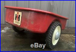 Vintage International Harvester IH Pedal Tractor Trailer Wagon Ertl Eska Farm