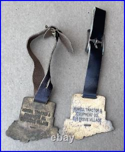 Vintage International Harvester IH Tractor Advertising Brass Watch Fob Lot Vintage International Harvester IH Tractor Advertising Brass Watch Fob Lot