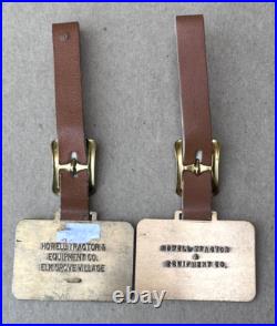 Vintage International Harvester IH Tractor Advertising Brass Watch Fob Lot Vintage International Harvester IH Tractor Advertising Brass Watch Fob Lot