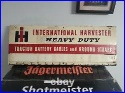 Vintage International Harvester IH Tractor Dealer Sign Advertising