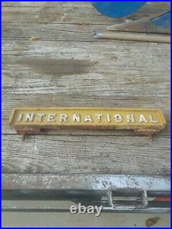 Vintage International Harvester, Ih Farmall Tractor Cast Emblem Part # 378496 R1