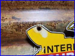 Vintage International Harvester Porcelain Sign 1965 Cub Cadet Farm Tractor 10
