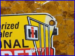 Vintage International Harvester Porcelain Sign 1965 Cub Cadet Farm Tractor 10