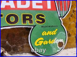 Vintage International Harvester Porcelain Sign 1965 Cub Cadet Farm Tractor 10 Vintage International Harvester Porcelain Sign 1965 Cub Cadet Farm Tractor 10