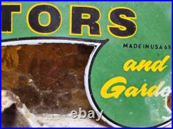 Vintage International Harvester Porcelain Sign 1965 Cub Cadet Farm Tractor 10