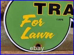 Vintage International Harvester Porcelain Sign 1965 Cub Cadet Farm Tractor 12