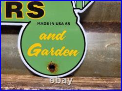 Vintage International Harvester Porcelain Sign 1965 Cub Cadet Farm Tractor 12