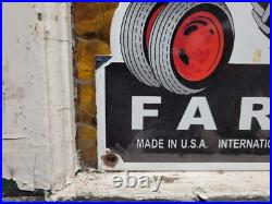 Vintage International Harvester Porcelain Sign Old Farmall Tractor Farm Chicago Vintage International Harvester Porcelain Sign Old Farmall Tractor Farm Chicago