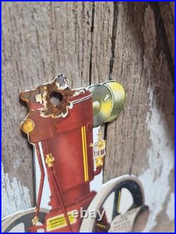 Vintage International Harvester Porcelain Sign Old Gasoline Oil Tractor Engine Vintage International Harvester Porcelain Sign Old Gasoline Oil Tractor Engine