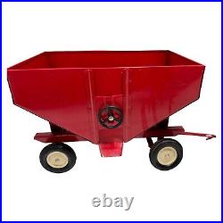 Vintage International Harvester Red Gravity Grain Wagon Cart Diecast 1055