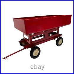 Vintage International Harvester Red Gravity Grain Wagon Cart Diecast 1055