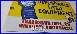 Vintage International Harvester Sign Tractors Truck Service Gas Porcelain Sign Vintage International Harvester Sign Tractors Truck Service Gas Porcelain Sign