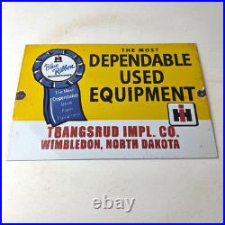 Vintage International Harvester Sign Tractors Truck Service Gas Porcelain Sign Vintage International Harvester Sign Tractors Truck Service Gas Porcelain Sign