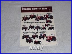 Vintage International Harvester Tractor Line 12 Metal Farm Gasoline & Oil Sign