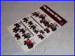 Vintage International Harvester Tractor Line 12 Metal Farm Gasoline & Oil Sign