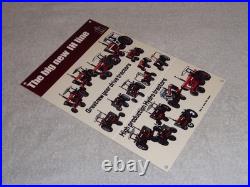 Vintage International Harvester Tractor Line 12 Metal Farm Gasoline & Oil Sign