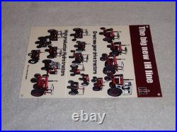 Vintage International Harvester Tractor Line 12 Metal Farm Gasoline & Oil Sign