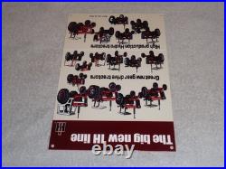 Vintage International Harvester Tractor Line 12 Metal Farm Gasoline & Oil Sign