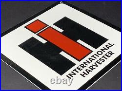 Vintage International Harvestor Porcelain Sign Tractor Heavy Machinerey Gas Oil