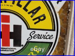 Vintage John Deere Porcelain Sign Caterpillar International Harvester Tractor Vintage John Deere Porcelain Sign Caterpillar International Harvester Tractor