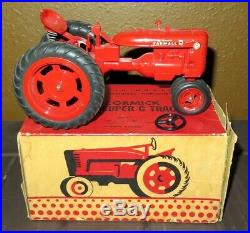 Vintage Lakone International Harvester Farmall Super C Toy Tractor Box IH NIB