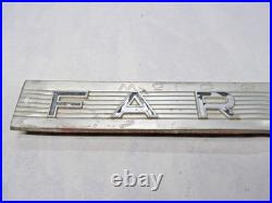 Vintage OEM IH Farmall McCormick Tractor Hood Side Emblems