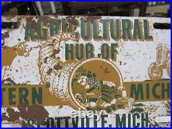 Vintage Original Agricultural And Old Tractor License Plates Scottville, Mich