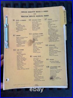Vintage Original IH International Harvester 60s-70s Tractor Service Bulletins