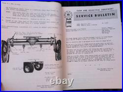 Vintage Original IH International Harvester 60s-70s Tractor Service Bulletins