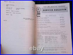 Vintage Original IH International Harvester 60s-70s Tractor Service Bulletins Vintage Original IH International Harvester 60s-70s Tractor Service Bulletins