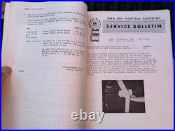 Vintage Original IH International Harvester 60s-70s Tractor Service Bulletins