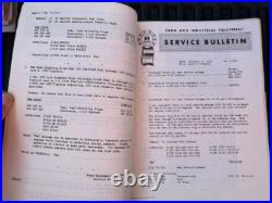 Vintage Original IH International Harvester 60s-70s Tractor Service Bulletins