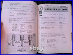 Vintage Original IH International Harvester 60s-70s Tractor Service Bulletins