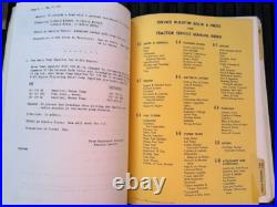 Vintage Original IH International Harvester 60s-70s Tractor Service Bulletins