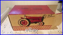 Vintage Plastic INTERNATIONAL HARVESTER FARMALL TRACTOR in ORIGINAL BOX