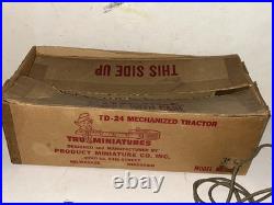 Vintage RARE! RC Toy Tru Miniatures International Harvester TD-24 Crawler WithBOX