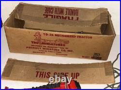 Vintage RARE! RC Toy Tru Miniatures International Harvester TD-24 Crawler WithBOX