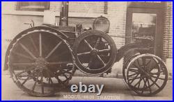 Vintage RPPC Postcard International Harvester IH Mogul 10 20 Tractor Unposted
