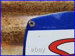 Vintage Scout Porcelain Sign Old International Harvester Tractor Farm Equipment