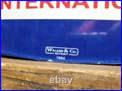 Vintage Scout Porcelain Sign Old International Harvester Tractor Farm Equipment Vintage Scout Porcelain Sign Old International Harvester Tractor Farm Equipment