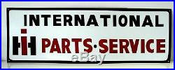 Vintage Style INTERNATIONAL HARVESTER Tractor Parts Service SIGN Hand PAINTED