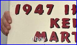 Vtg 1947 IH C Tractor International Harvester Farm Tractor Farmington IL Sign